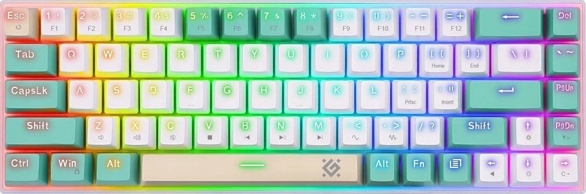 Tastierë mekanike gaming Vexx GK, layout 60%, RGB, me kabllo Type C