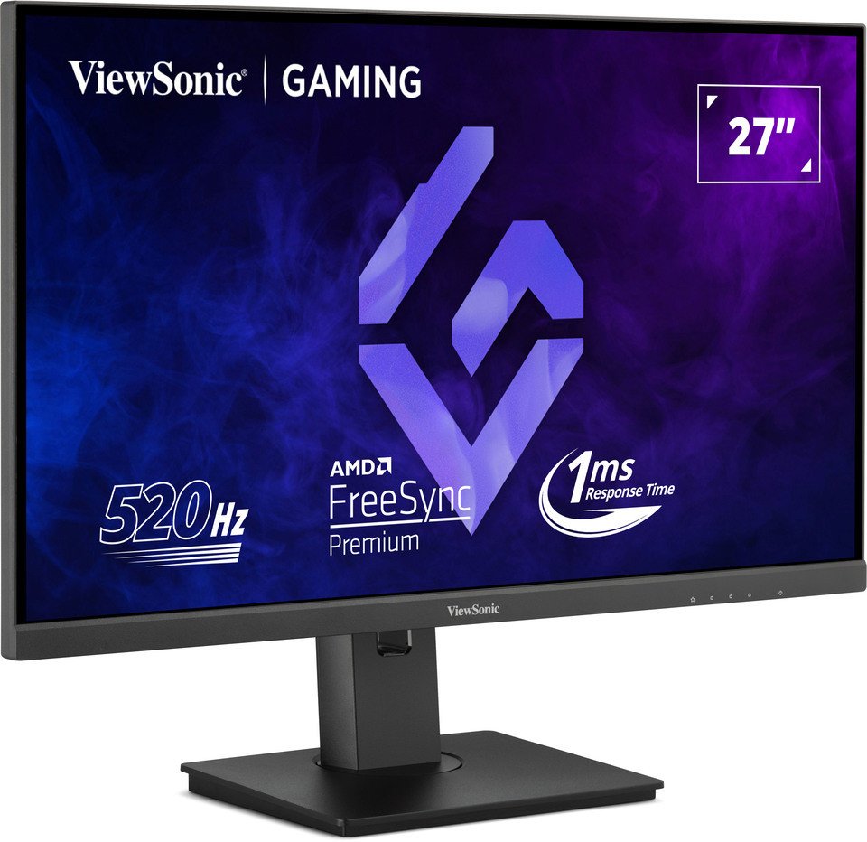Monitor lojërash ViewSonic XG2737, 27", 520Hz, FHD, Fast IPS, G Sync, HDR10, i zi
