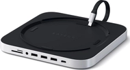 Mbajtëse dhe Hub Satechi USB-C për Mac Mini, e argjendtë Mbajtëse dhe Hub Satechi USB-C për Mac Mini, e argjendtë