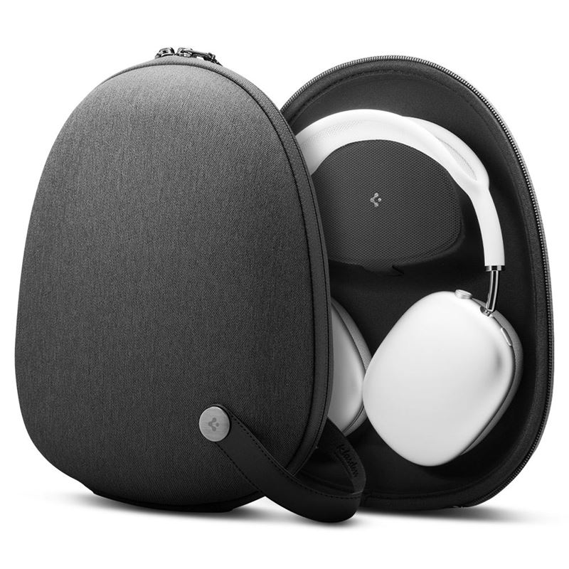 Çantë mbrojtëse Spigen Klasden për AirPods Max, pouch udhëtimi, gri charcoal