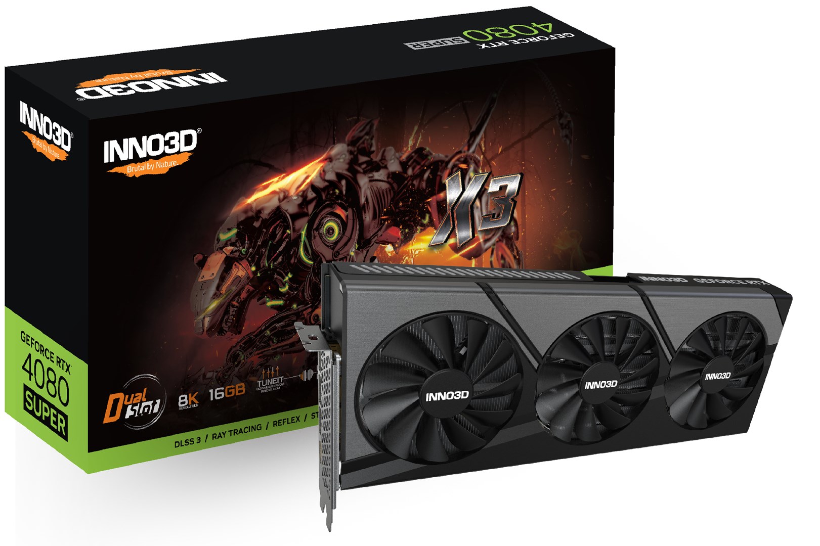 Kartë grafike Inno3D NVIDIA GeForce RTX 4080 SUPER, 16 GB GDDR6X
