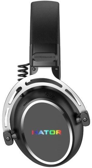 Kопмјутерски гејминг слушалки Hator Hypergang 3, USB, со микрофон, црни