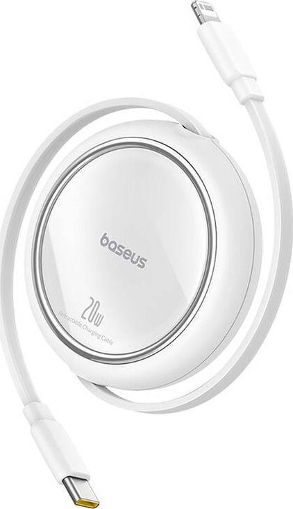 Кабел продолжувач Baseus Free2Pull USB-C во Lightning, 1m, 20W, бел