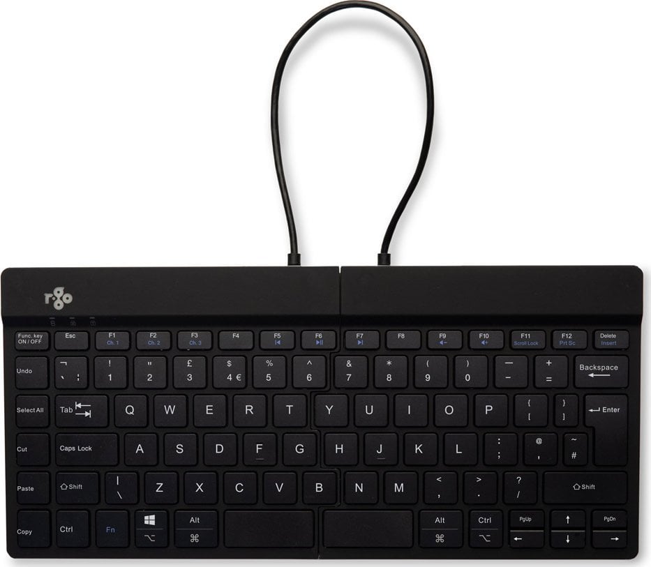 Тастатура R-GO Tools, wireless, UK, Црна