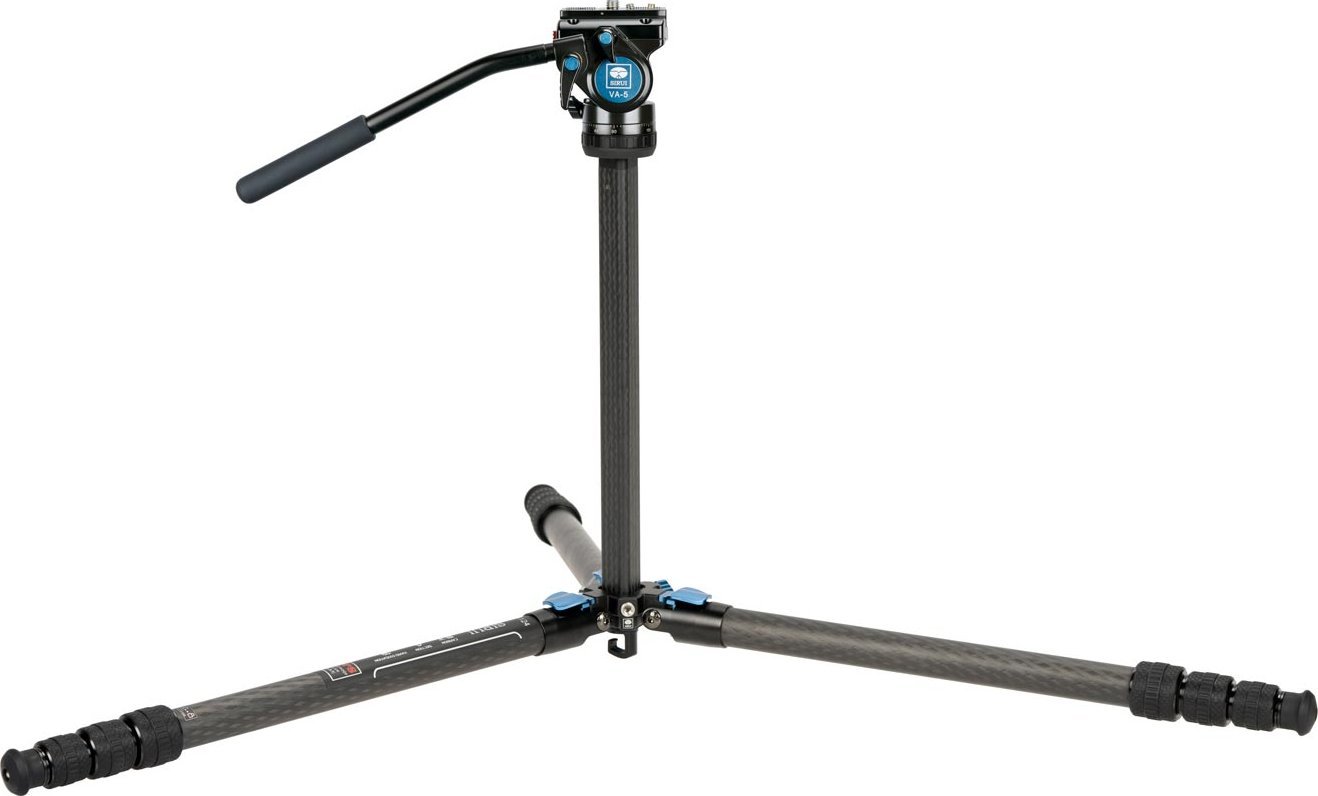 Tripod video Sirui ST-124 VA-5, karbon, 158 cm, i zi
