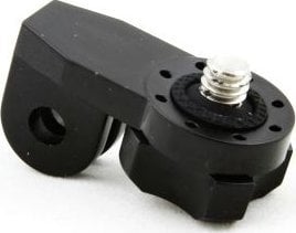 Adapter Xrec për GoPro Hero, filetë 1/4", dizajn i zgjatur Long Bridge, i zi