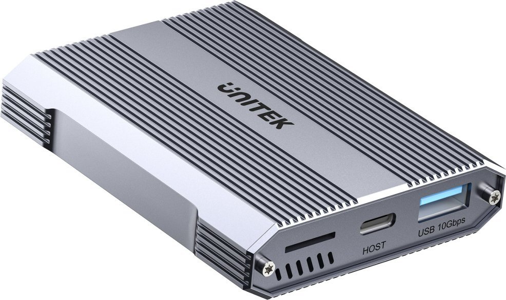 Lexues kartelash Unitek CFexpress SD microSD, USB A 10 Gbps, HUB, gri