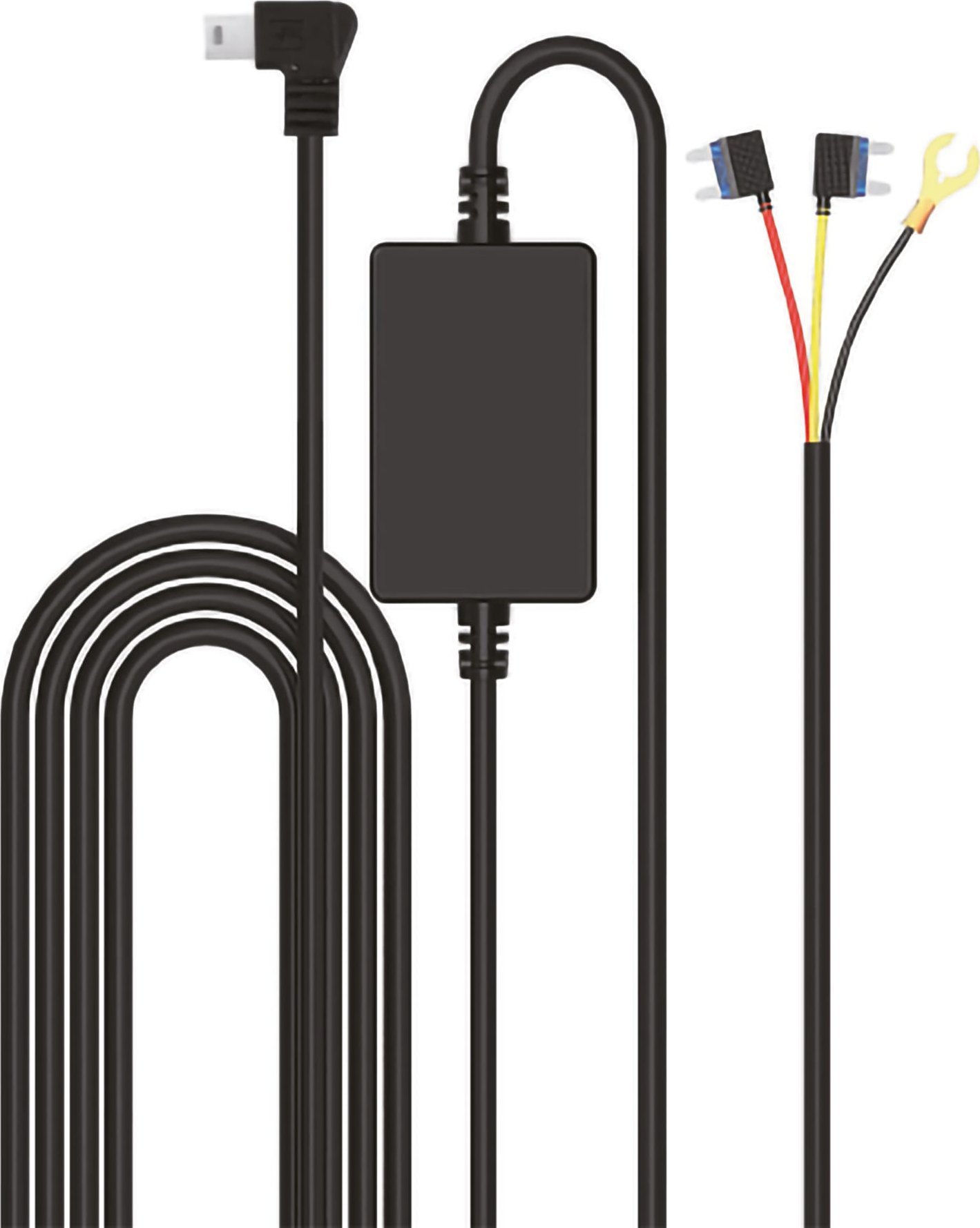 Адаптер за енергија Peiying за автомобилска камера, USB C, црн