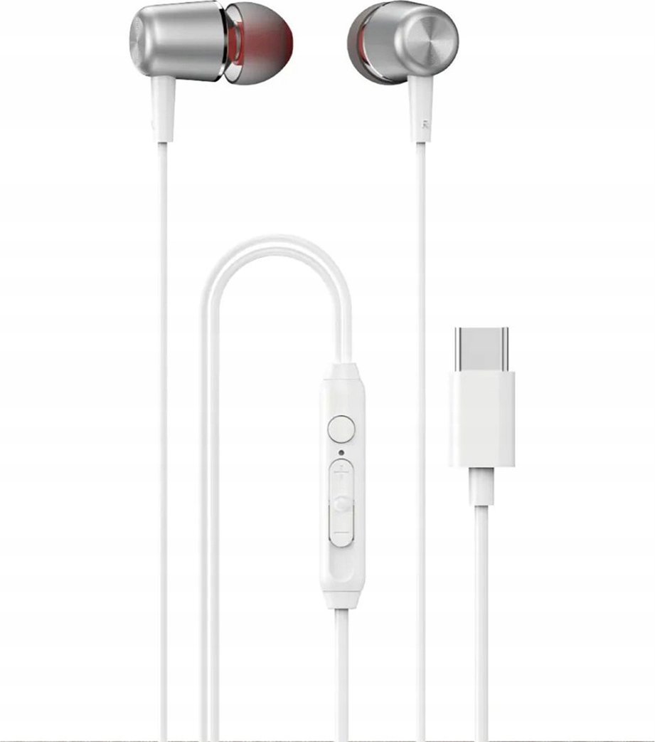 Kufje Dudao X1PROT In-Ear, USB-C, 1.2m, të bardha
