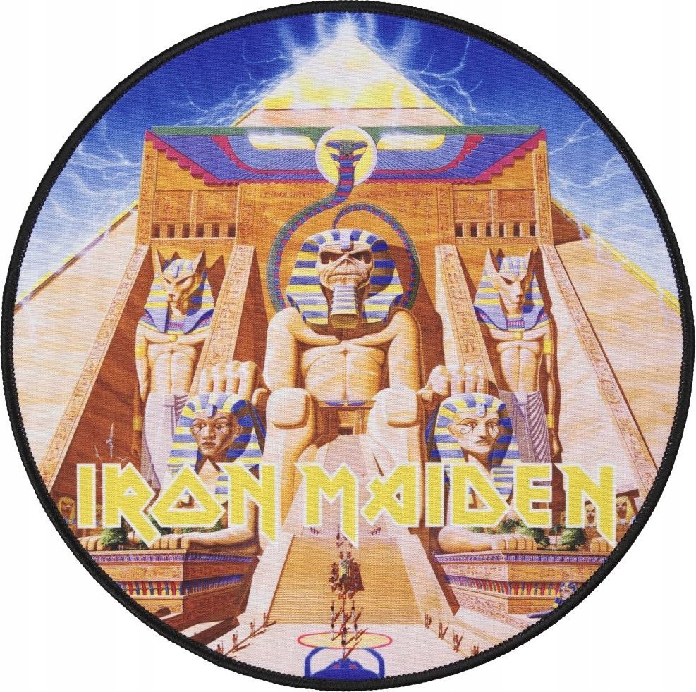Mousepad gaming SUPERDRIVE Iron Maiden Powerslave, 30x30 cm, shumëngjyrësh