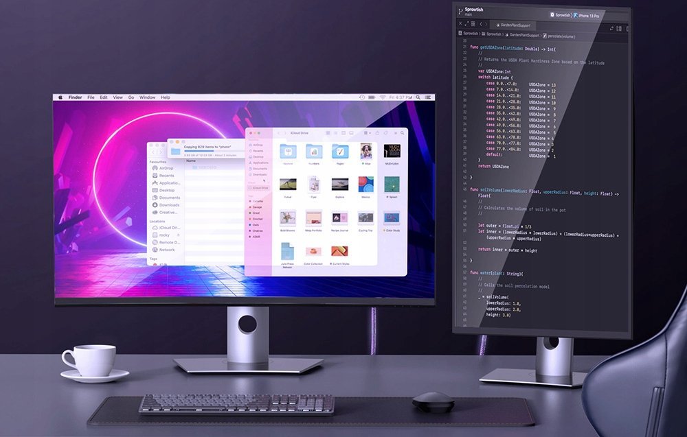 Kabllo DisplayPort në HDMI 8K 60Hz, 4K 240Hz, me mbështjellës të gërshetuar