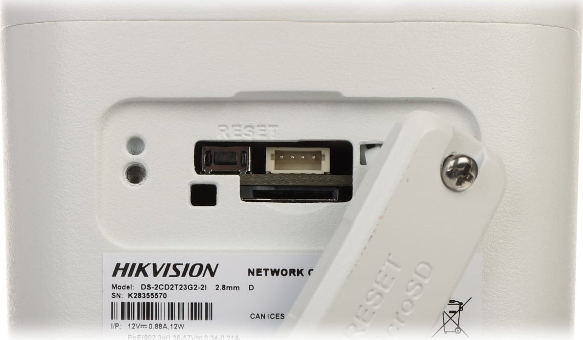 Kamerë IP Hikvision DS-2CD2T86G2H-2I, 8MP, lente 4mm, e bardhë