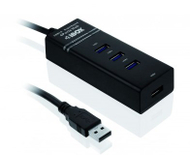 USB HUB iBOX IUH3FB, 4x USB-A 3.0, 50 cm, i zi