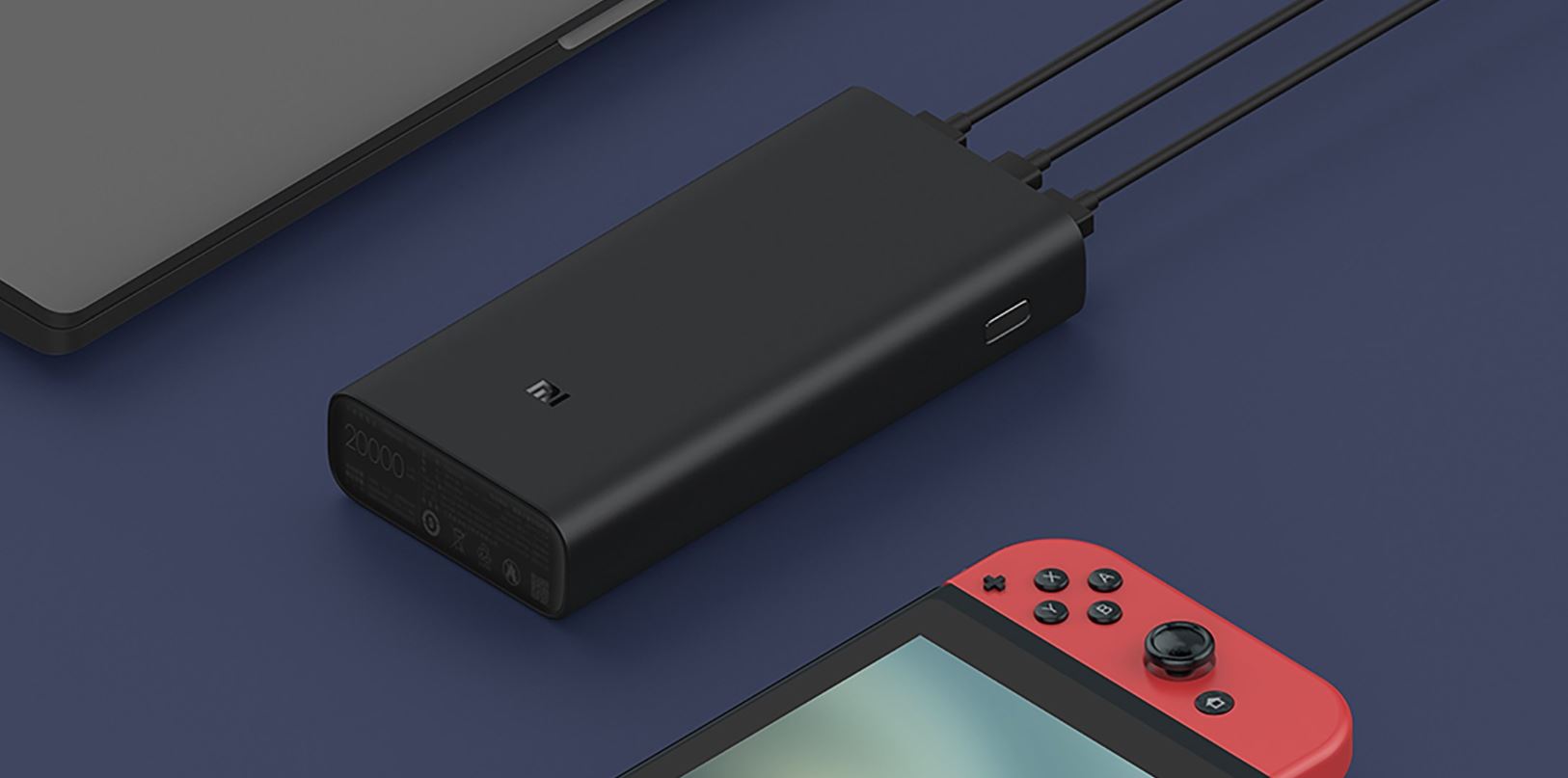 Powerbank Xiaomi Mi 50W, 20000mAh, 3 porta, i zi