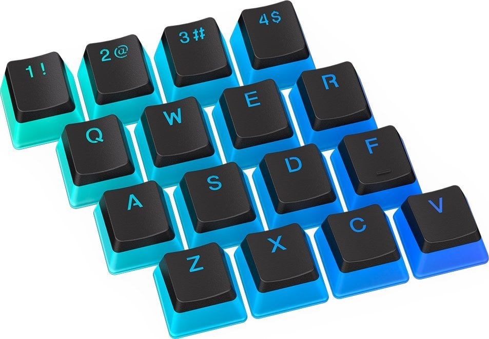 Taste për tastierë Endorfy PBT Pudding, 104 taste, të bardha/të zeza