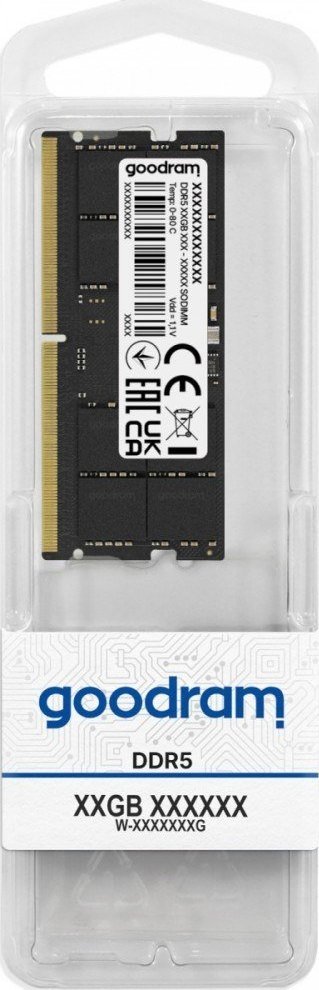 Memorie RAM për laptop GoodRam GR4800S564L40S/16G, 16GB DDR5, 4800MHz