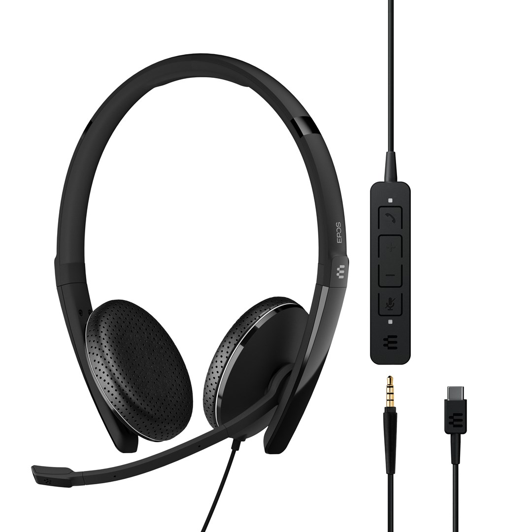 Kufje EPOS Sennheiser ADAPT 165 USB-C II, Stereo, të zeza