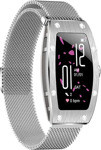 Smartwatch Kumi K18, 1.04", IP68, argjendi