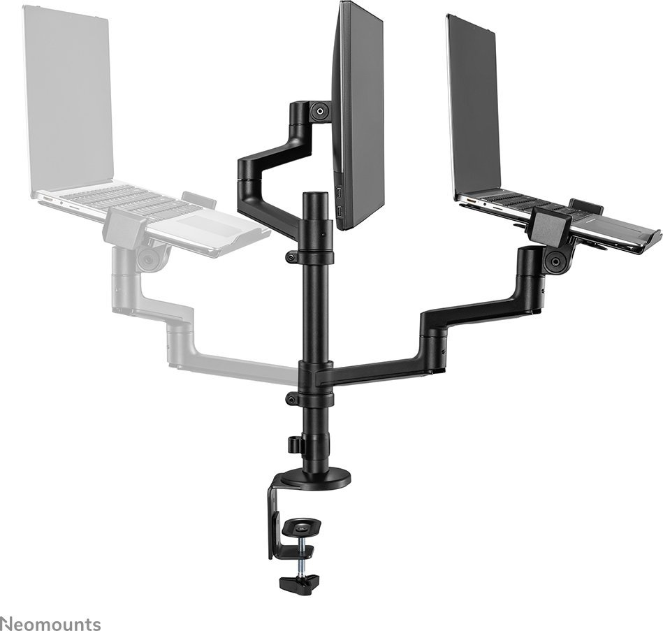Рака за монитор и лаптоп Неомаунтс DS20-425BL2, 17\" 27\", челик, црна