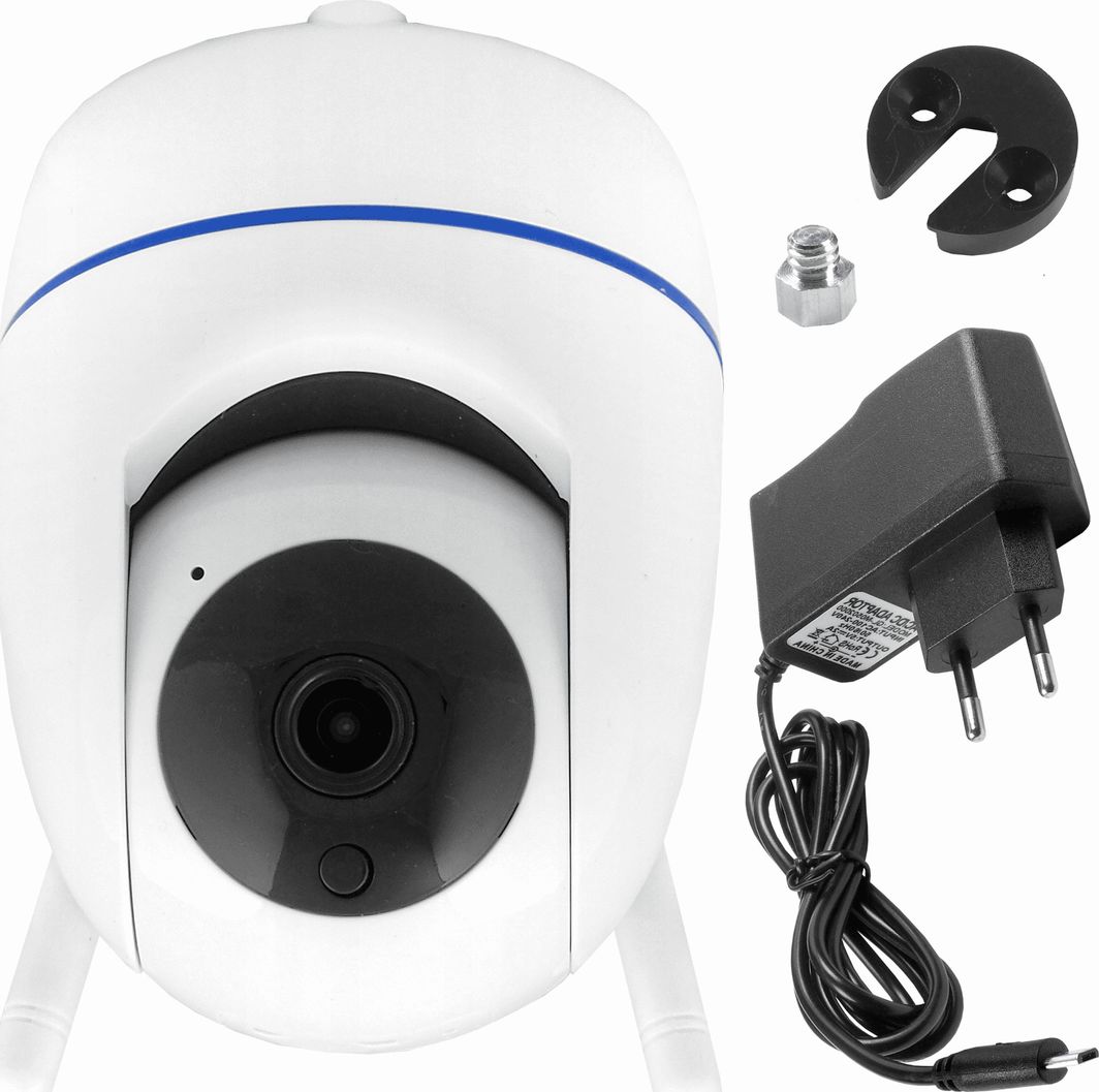 Kamerë sigurie rrotulluese IP LTC, WiFi, 2.0MP, MicroSD, 128GB, e bardhë