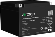 Bateri AGM Voltage VE12-26, 12V, 26Ah, gri