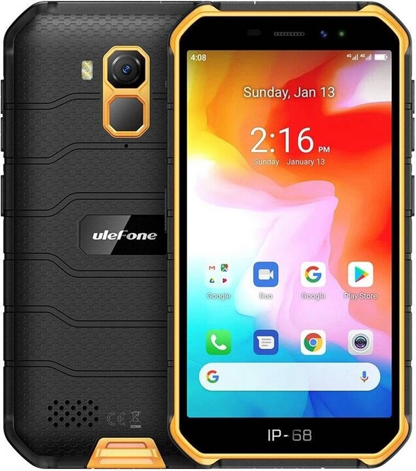 Телефон UleFone Armor X7, 2GB/16GB, портокалова боја