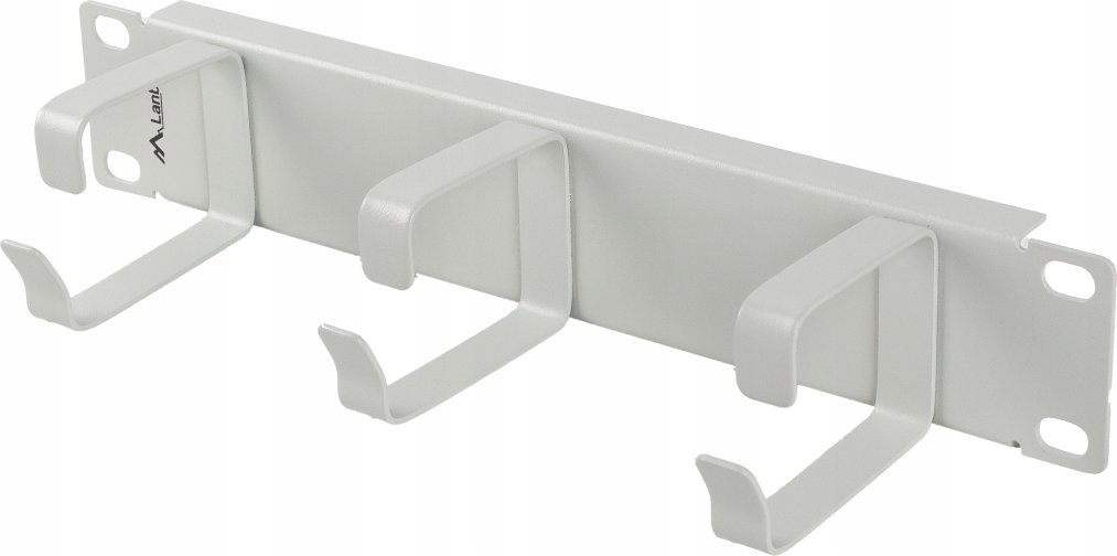 Organizues kabllosh KSH, 10", 3 mbajtëse metalike Type B, gri