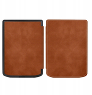Mbulesë TPU për lexues PocketBook Verse Verse Pro 629 634, funksion Sleep Wake, kafe