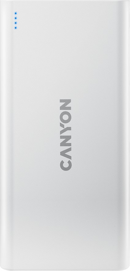 Powerbank Canyon PB-106, 10000mAh, 2x USB, i bardhë