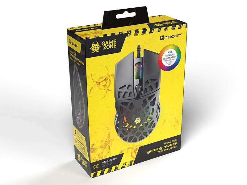 Maus Tracer GAMEZONE Reika RGB, Gaming, USB Type-A, i zi