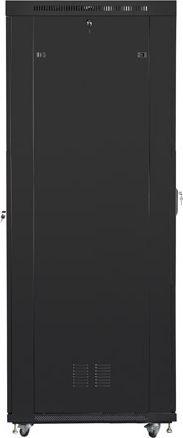 Kabinet rrjeti Lanberg FF01-8047-12BL, 19" 47U, ngarkesë 800kg, i zi