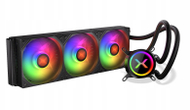 Sistem за водено ладење Krux HydroX 360 ARGB, радијатор 360 mm, 3x 120 mm PWM, црн