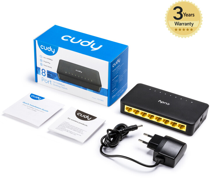 Switch Cudy FS108D - 8x10/100