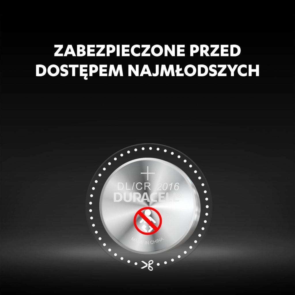 Bateri monedhë Duracell CR2016, litium 3V, set 5 copë