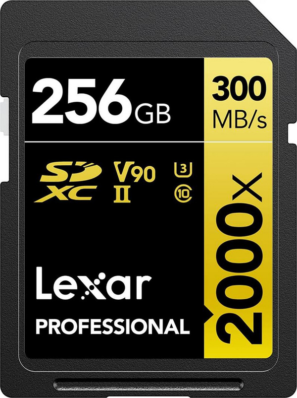 Kartë memorie Lexar Professional 2000x SDXC, 256GB, Class 10 UHS-II U3 V90