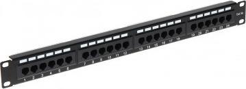 Patch panel Delta PP-24/RJ, 24x RJ-45, 1U, i zi