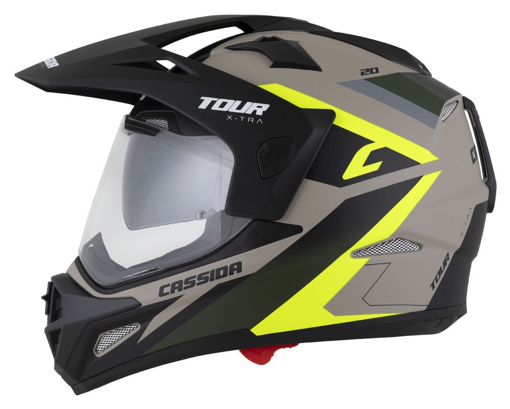 Helmetë moto Cassida Tour 2.0 X-tra, Pinlock ready, ECE 22.06, e zezë mat