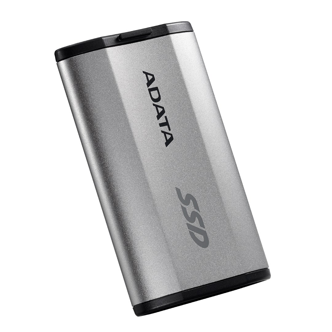 Disk SSD ADATA SD810, 1TB, USB-C, i zi/argjendtë