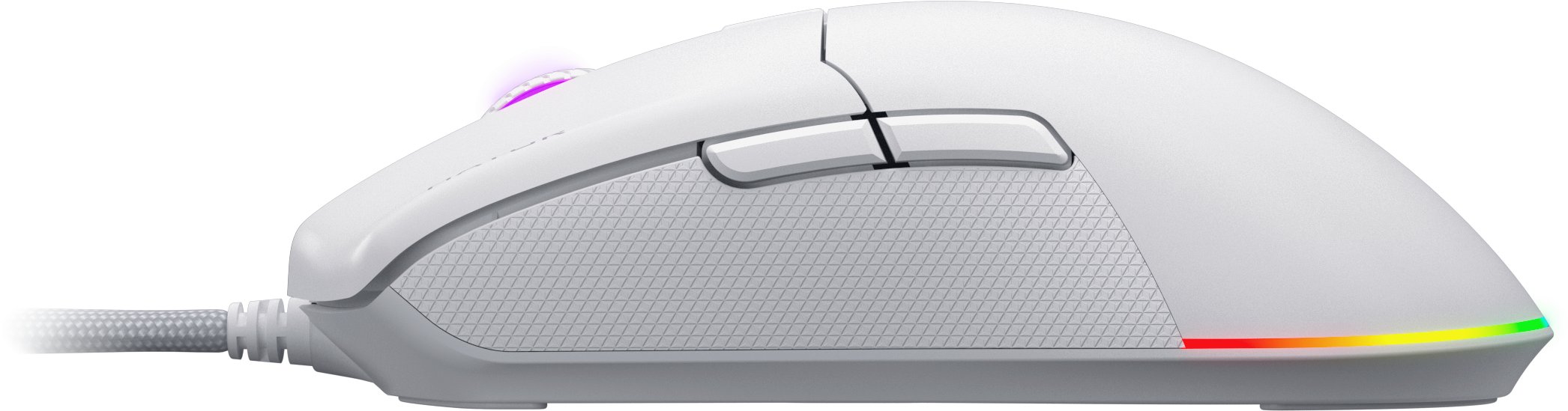 Maus gaming Hator Pulsar 3, me kabllo, 12000 DPI, i bardhë