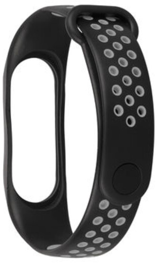 Rrip Tactical 280 Double për Xiaomi Mi Band 3/4, i zi / hirtë