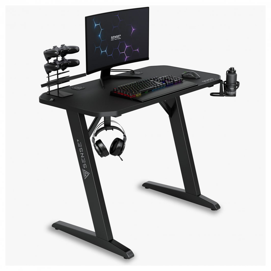 Tavolinë SENSE7 Nomad Classic, 120cm × 60cm, e zezë