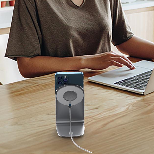 Karikues pa tela magnetik Choetech T517 F, 15W, me kabllo USB C, i zi