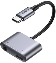Përshtatës UGREEN USB-C - jack + burim energjie