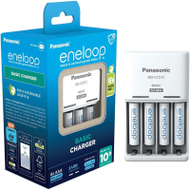 Panasonic Eneloop Charger (10h) + 4 Batteries Panasonic Eneloop Charger (10h) + 4 Batteries