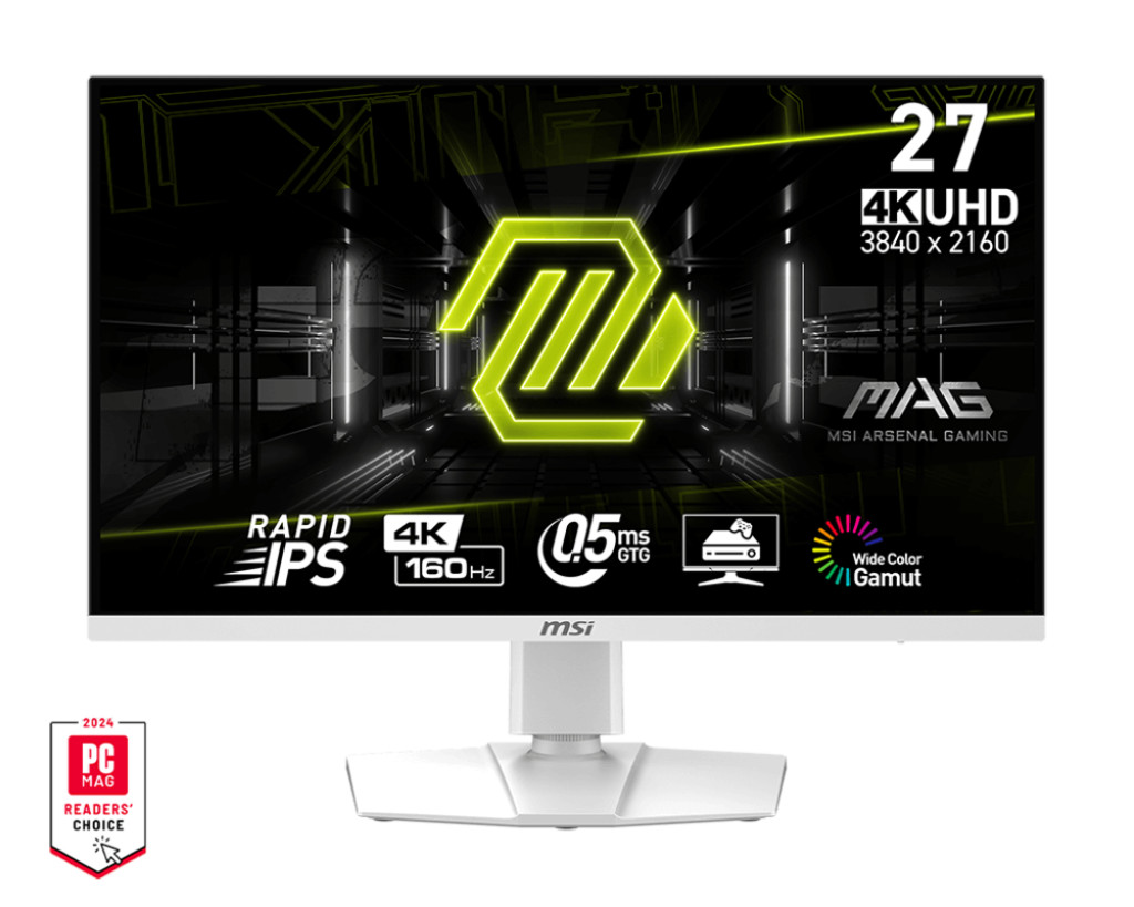 Монитор MSI MAG 274URFW, 27\", IPS, 4K UHD, 160Hz, 0.5ms, бел