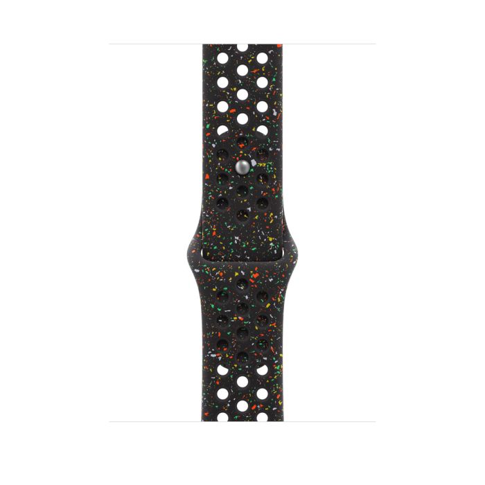 Apple Watch 46mm Band, Midnight Black Nike Sport Band, S/M