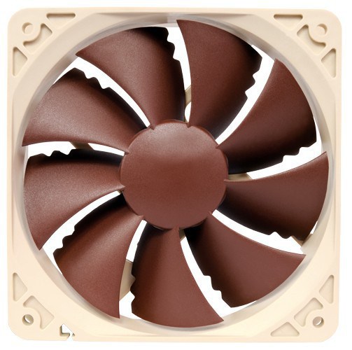 Ftohës Noctua NF-P12 PWM, 12 cm, i bronztë / i bardhë