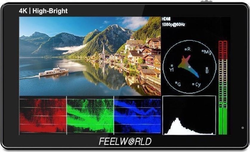 Monitor për kamerë Feelworld LUT5E, 5.5" FHD, 1600 nits, me prekje