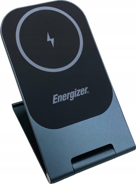 Karikues wireless Energizer WCP102, 15W, magnetik, palosës, i zi