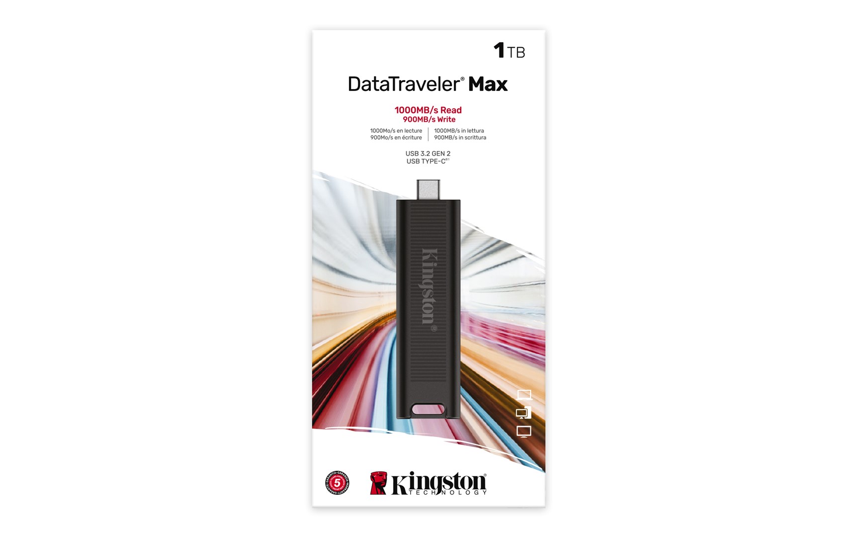 USB Kingston DataTraveler Max, 1TB, i zi